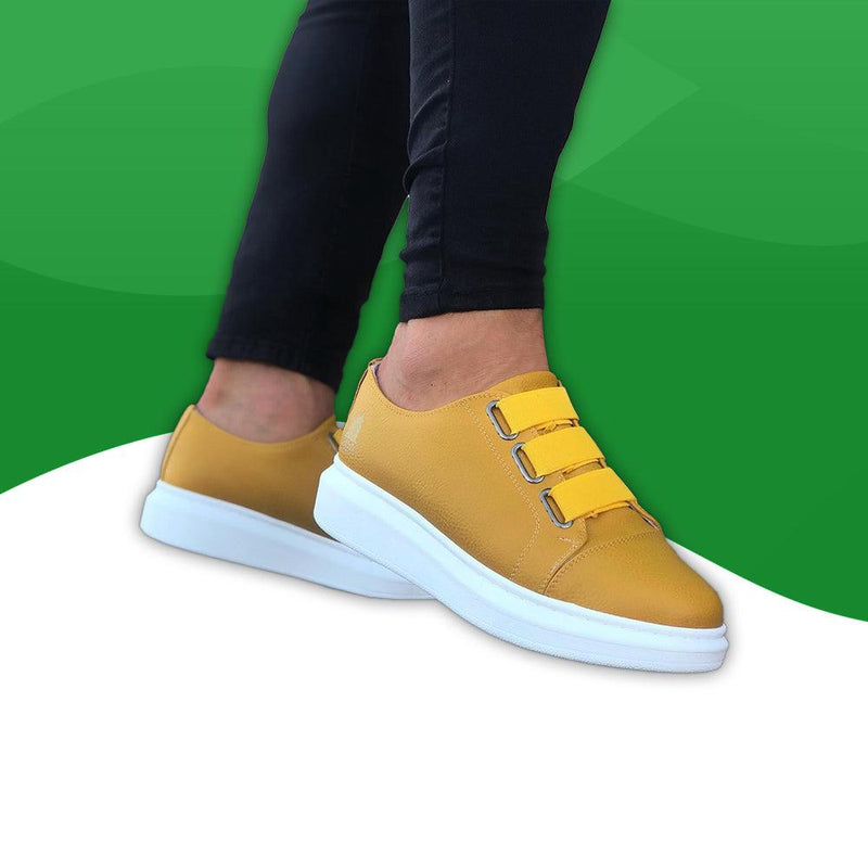 Chaussures orthopédiques <br> Jaune Moutarde-40-jaune-